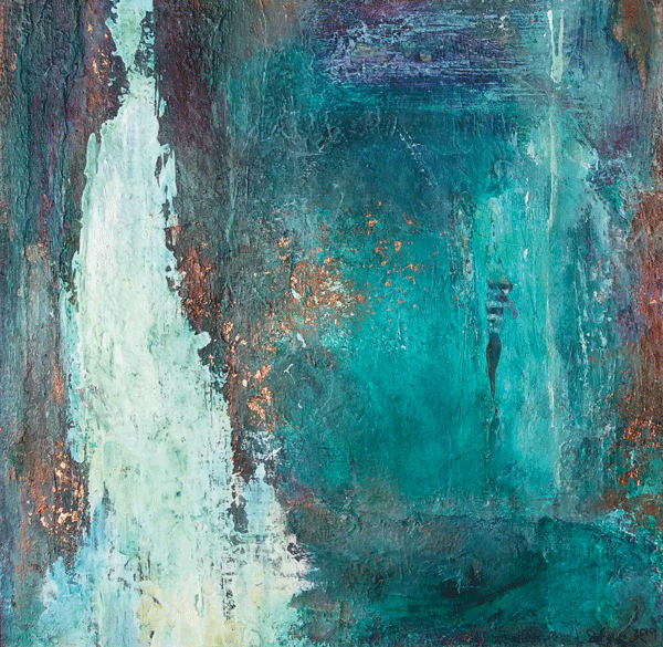 Cascade 40 x 40 cm SOLD - print available