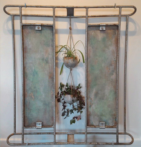 Copper wall hanging